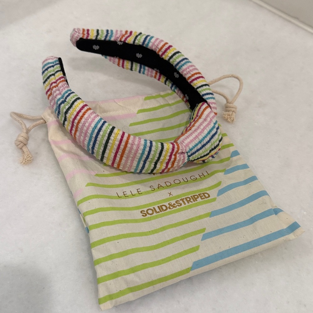 Lele Sadoughi x Solid & Striped Multicolor Headband